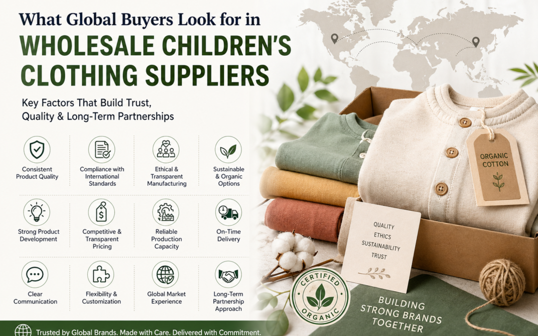 What Global Buyers Look for in Wholesale Children’s Clothing Suppliers.