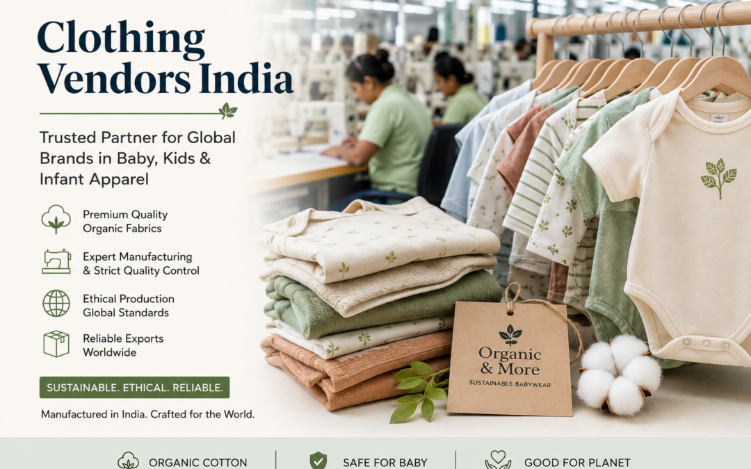 Clothing Vendors India: Why Global Brands Choose Indian Manufacturers for Baby, Kids, and Infant Apparel.