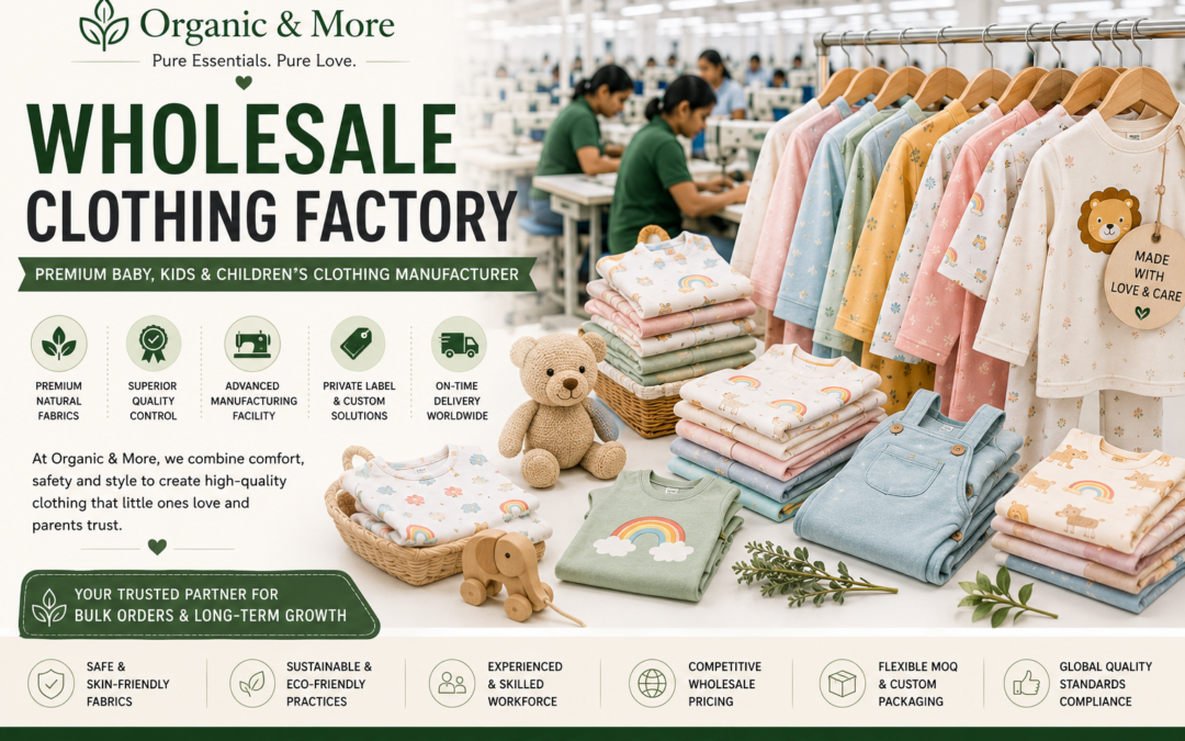 Wholesale Clothing Factory: Why Organic & More Is the Trusted Manufacturing Partner for Baby & Kidswear Brands