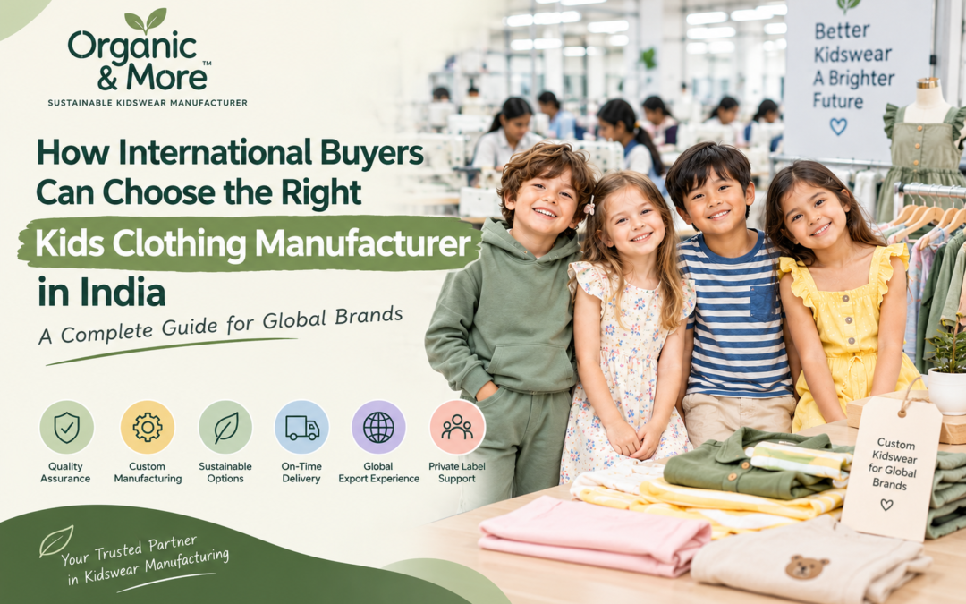 How International Buyers Can Choose the Right Kids Clothing Manufacturer in India
